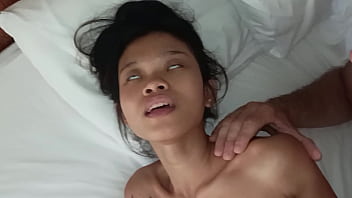 A perfect Asian babe fulfills her New Year's vow with her first time anal on the stroke of midnight!