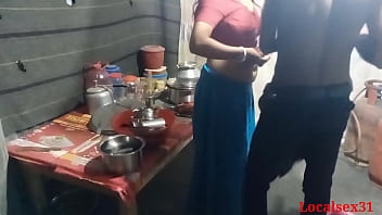 Indian mature wife's kitchen encounter (Official video by local sex 31)